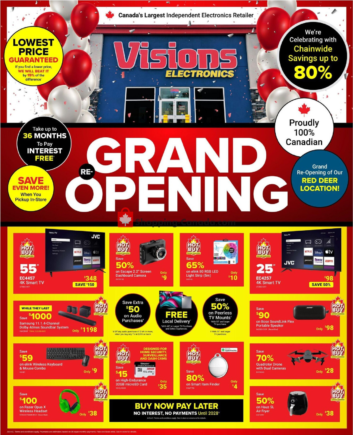 Visions flyer from Friday August 28, 2026 to Thursday September 3, 2026 - page 1