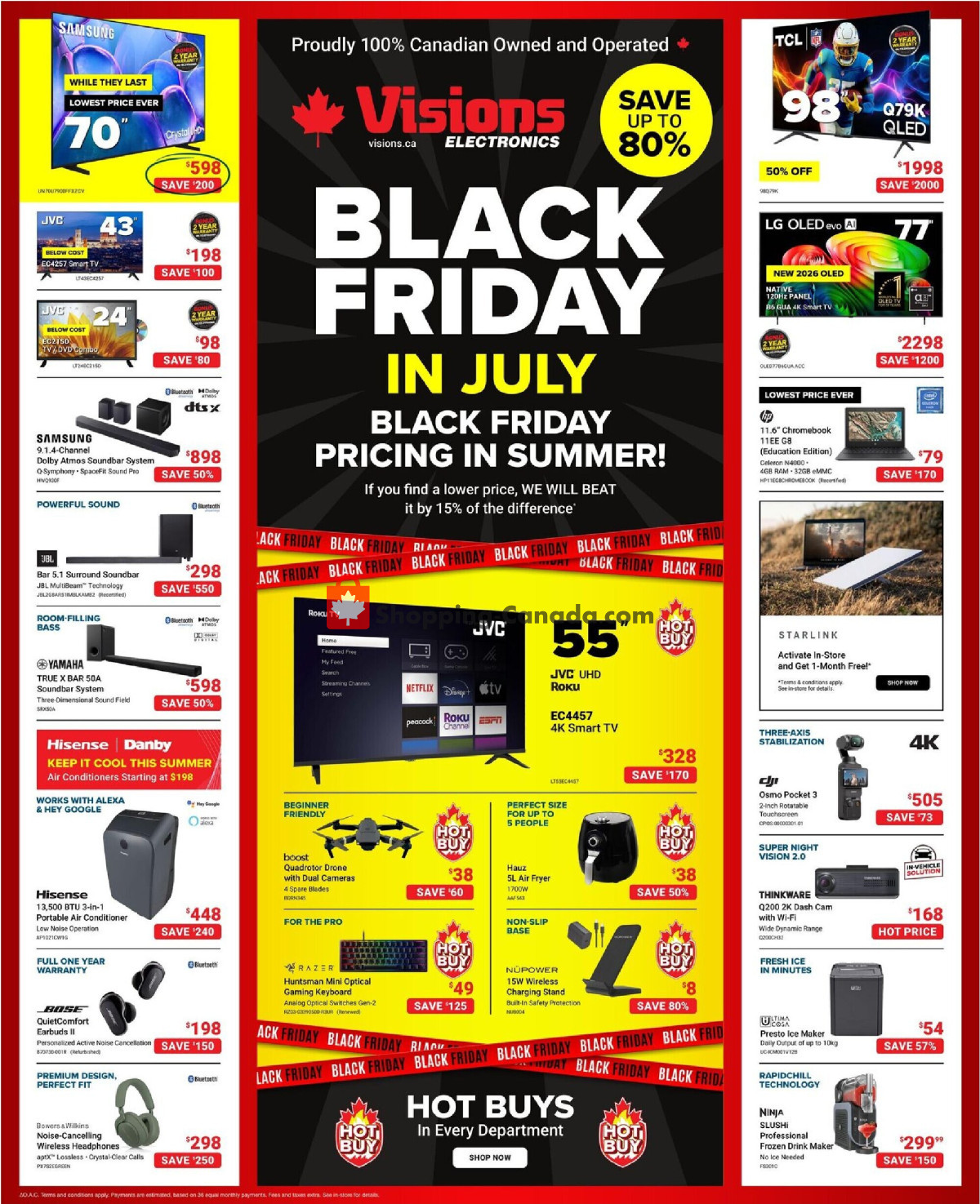 Visions flyer from Friday July 17, 2026 to Thursday July 23, 2026 - page 1