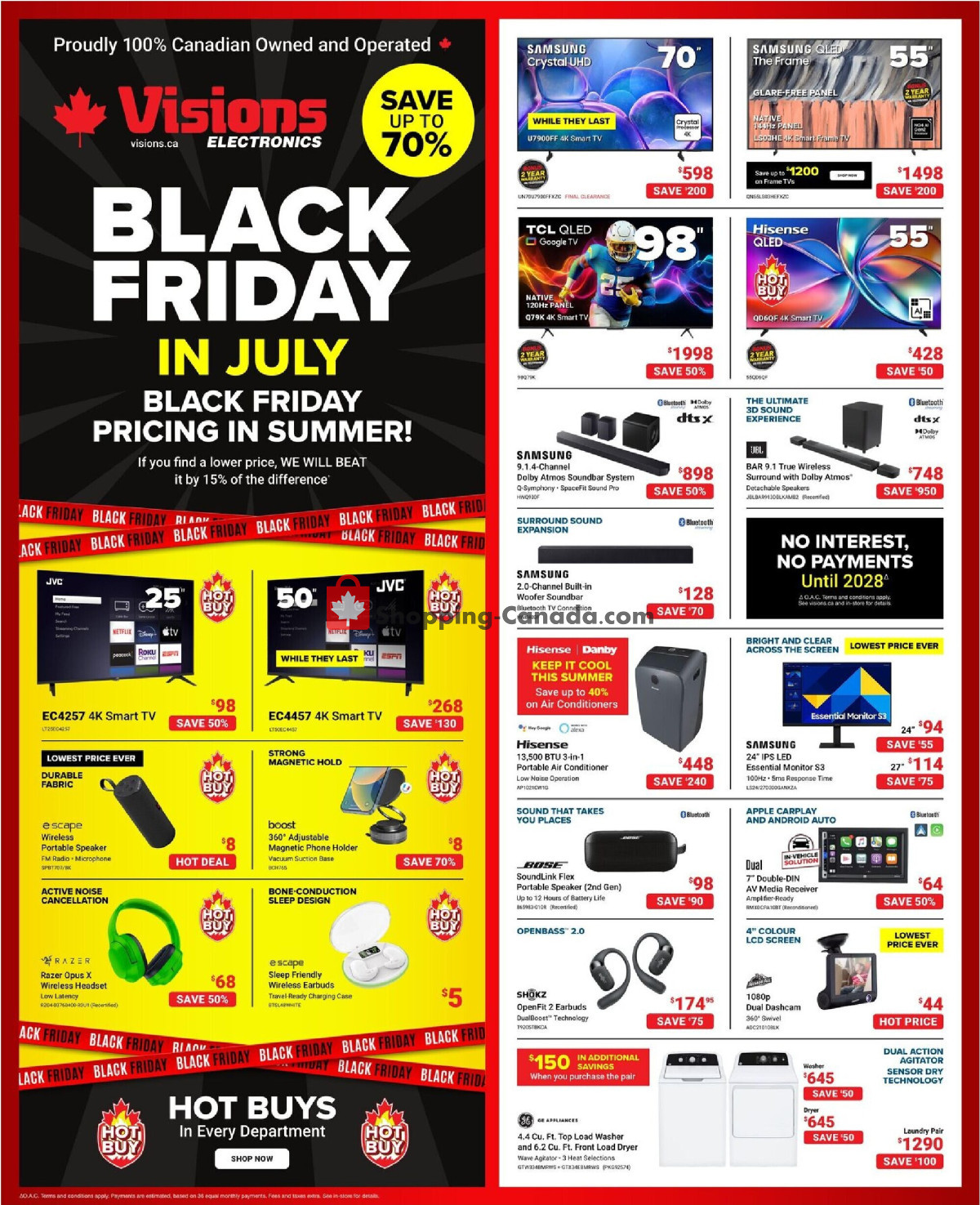 Visions flyer from Friday July 24, 2026 to Thursday July 30, 2026 - page 1