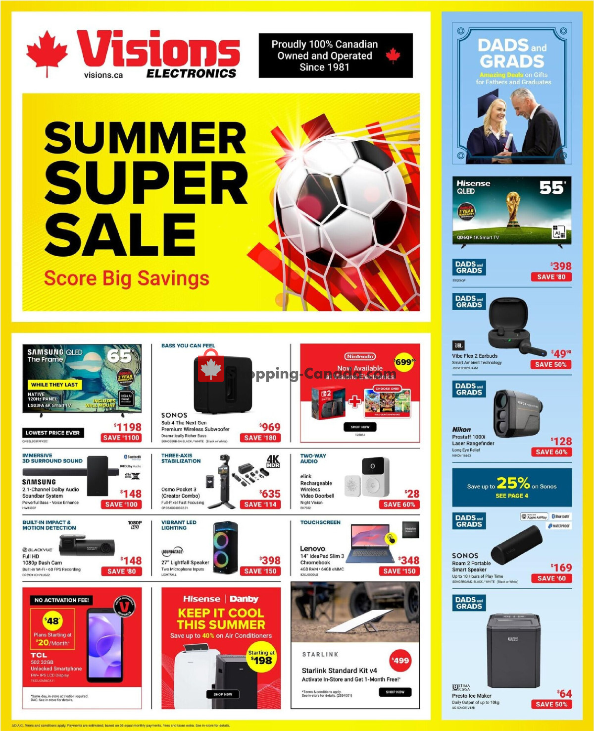 Visions flyer from Friday June 12, 2026 to Thursday June 18, 2026 - page 1