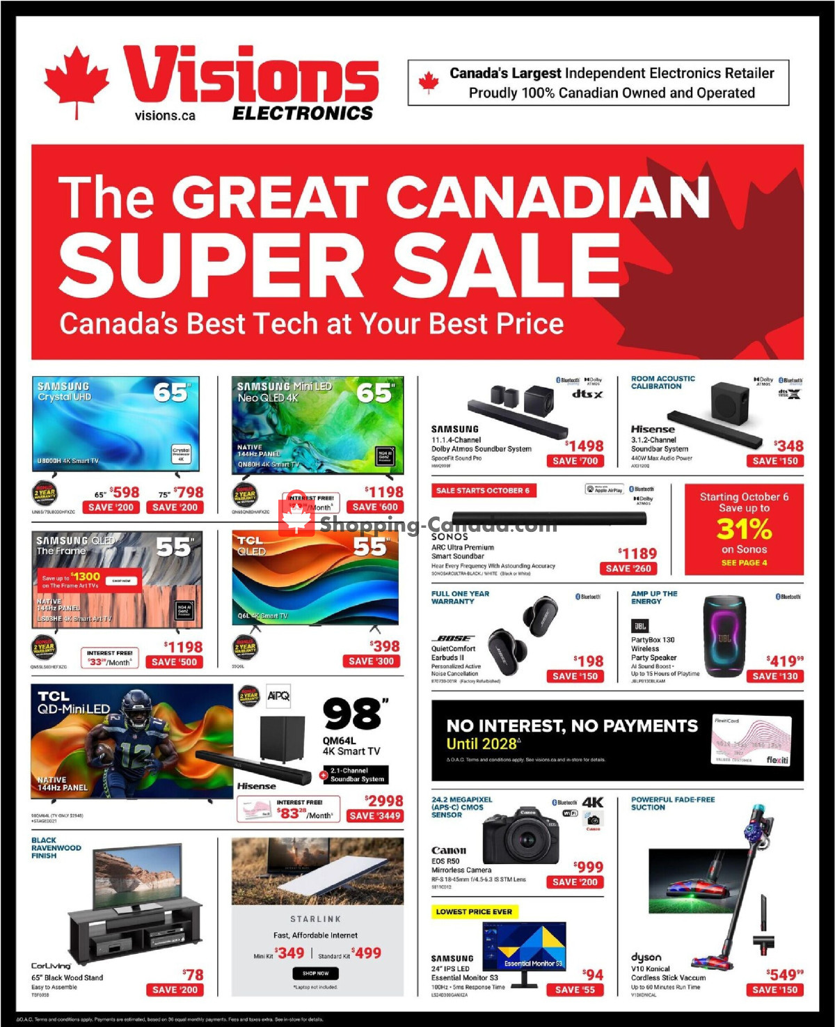 Visions flyer from Friday October 2, 2026 to Thursday October 8, 2026 - page 1
