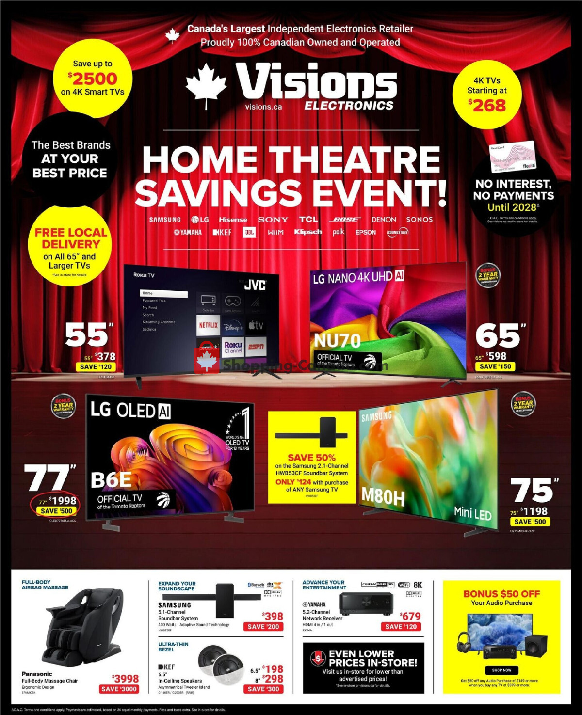 Visions flyer from Friday September 18, 2026 to Thursday September 24, 2026 - page 1