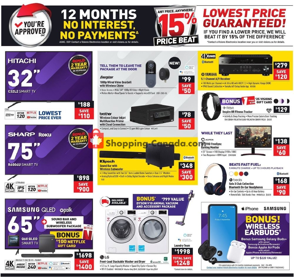 Visions Electronics flyer from Friday April 24, 2020 to Thursday April 30, 2020 - page 2