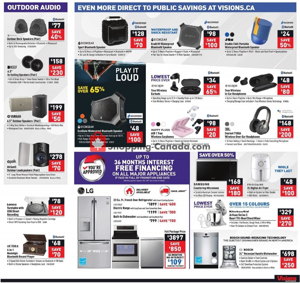 Visions Electronics flyer from Friday April 24, 2020 to Thursday April 30, 2020 - page 6