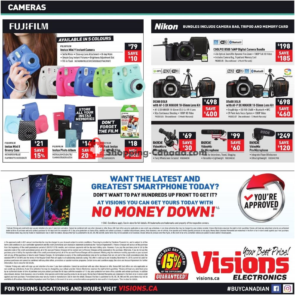 Visions Electronics flyer from Friday November 8, 2019 to Thursday November 14, 2019 - page 16
