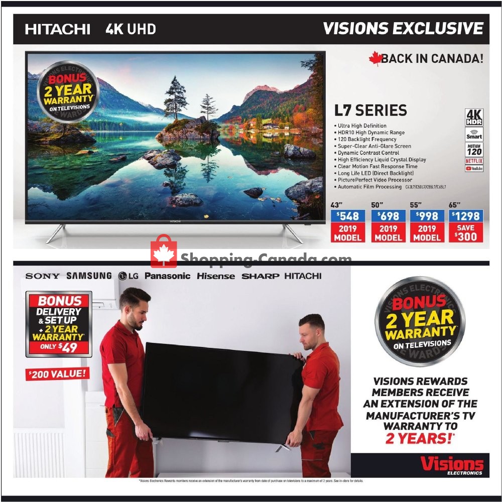 Visions Electronics flyer from Friday November 8, 2019 to Thursday November 14, 2019 - page 22