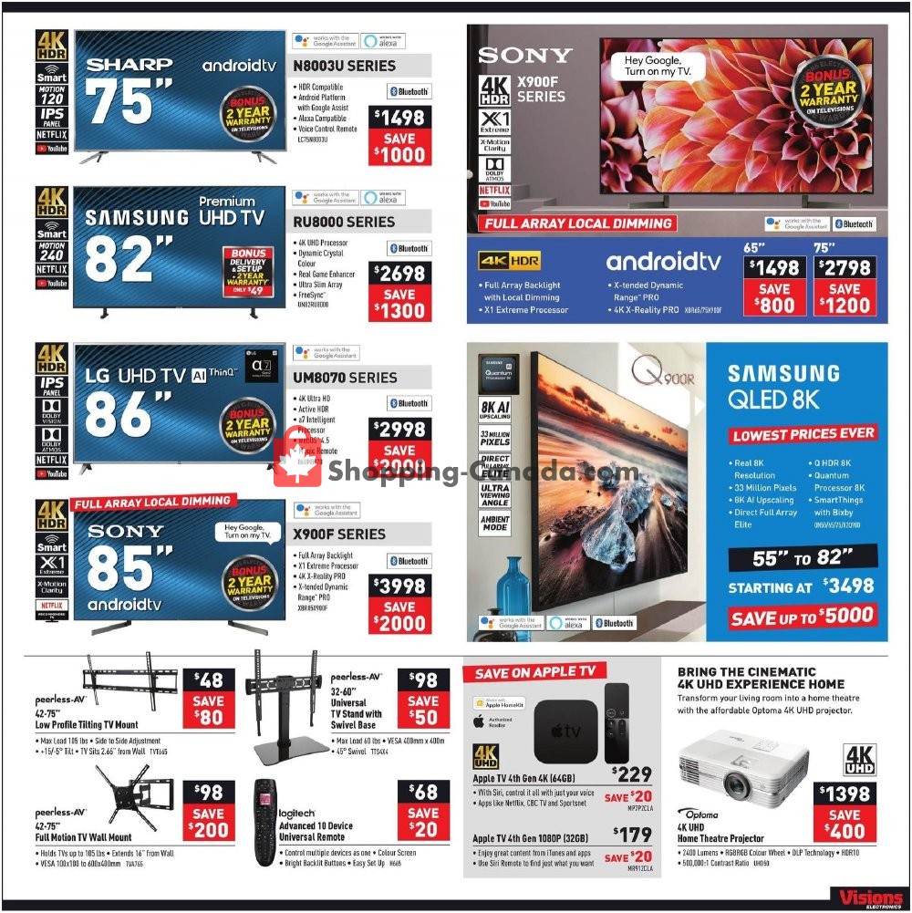 Visions Electronics flyer from Friday November 8, 2019 to Thursday November 14, 2019 - page 6