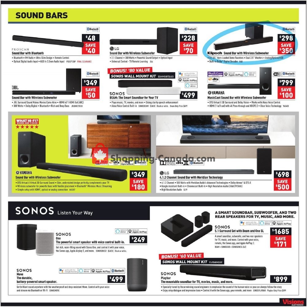 Visions Electronics flyer from Friday November 8, 2019 to Thursday November 14, 2019 - page 8