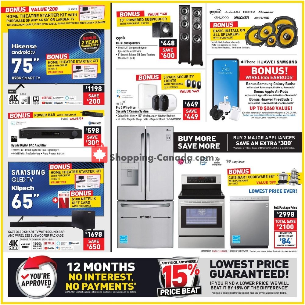 Visions Electronics flyer from Friday July 10, 2020 to Thursday July 16, 2020 - page 2