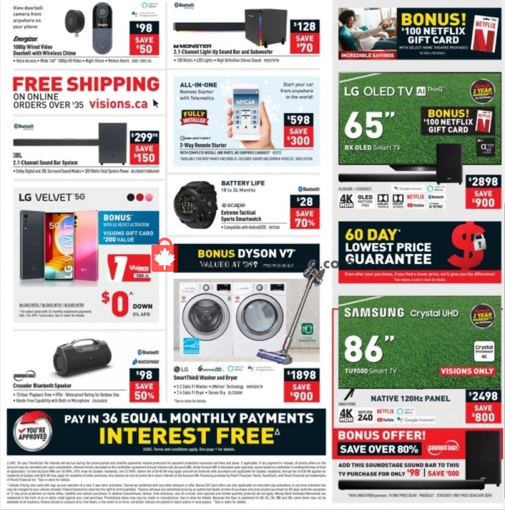 Visions Electronics flyer from Friday January 22, 2021 to Thursday January 28, 2021 - page 2