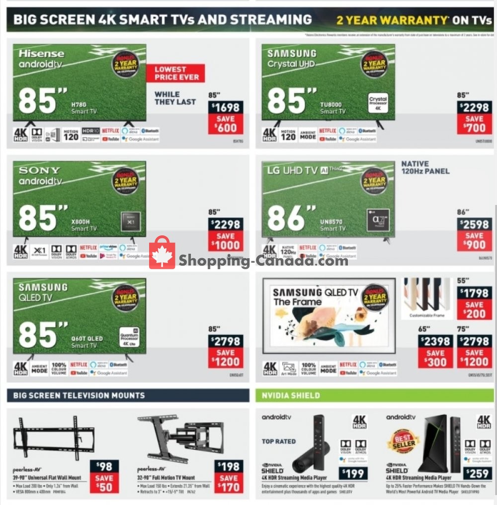 Visions Electronics flyer from Friday January 22, 2021 to Thursday January 28, 2021 - page 4