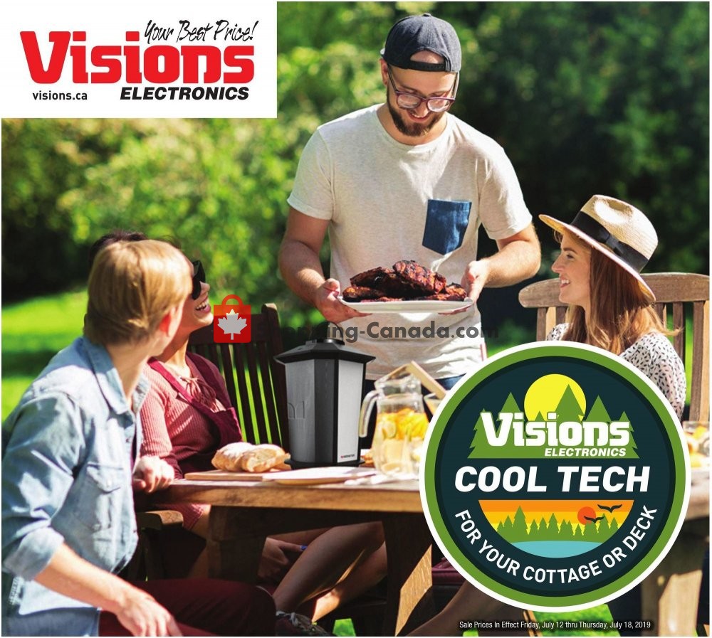 Visions Electronics flyer from Friday July 12, 2019 to Thursday July 18, 2019 - page 1