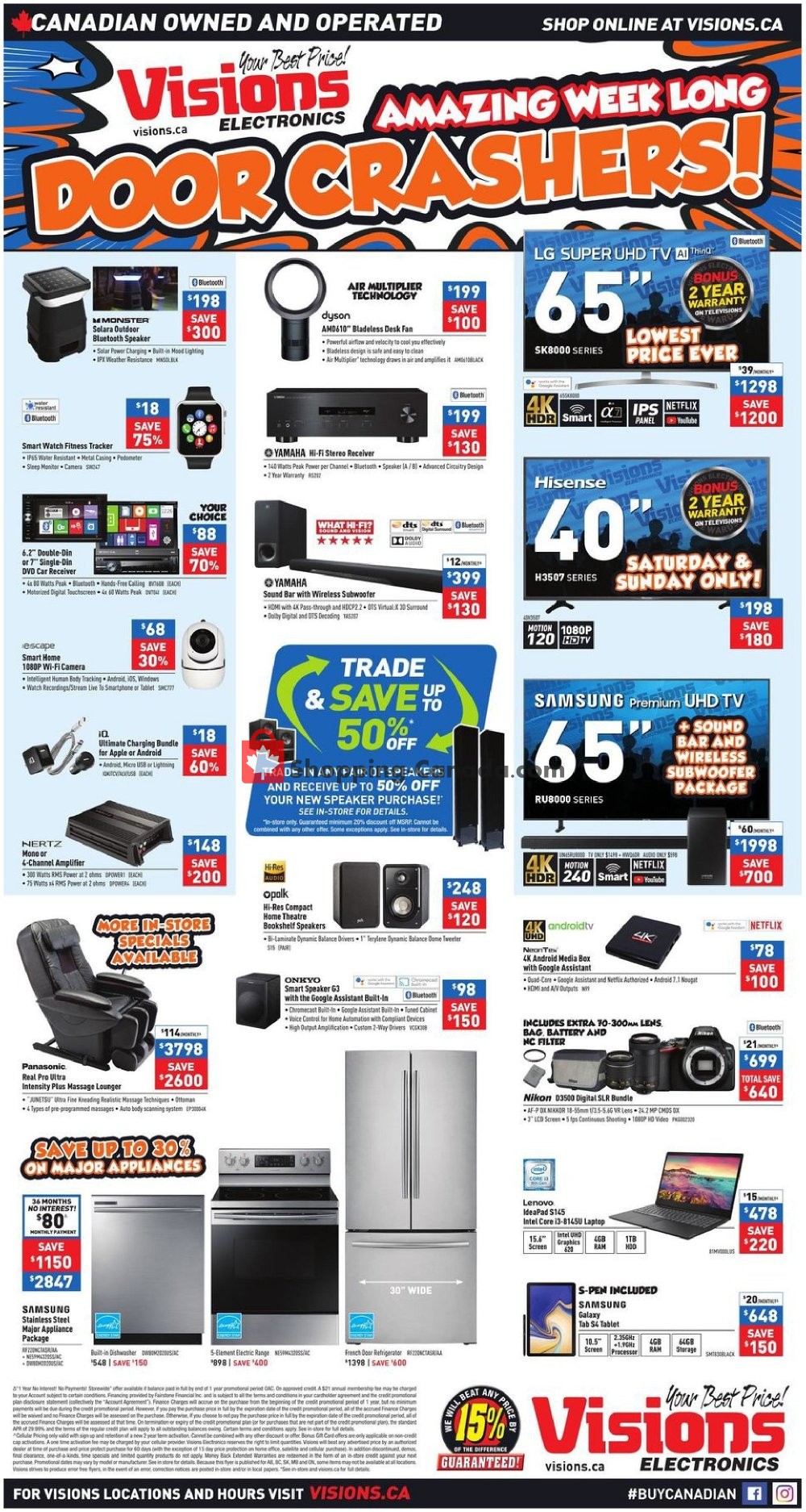 Visions Electronics flyer from Friday August 9, 2019 to Thursday August 15, 2019 - page 2