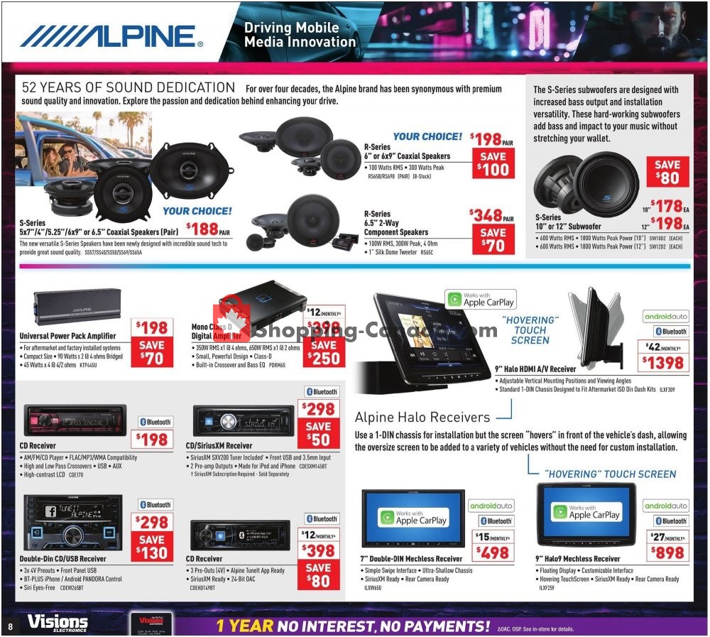 Visions Electronics flyer from Friday August 9, 2019 to Thursday August 15, 2019 - page 8