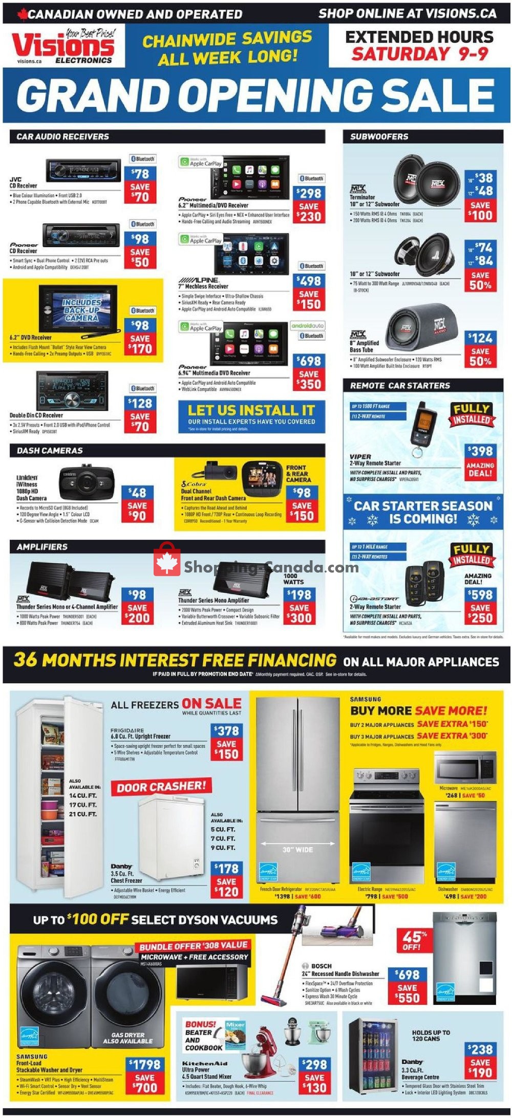 Visions Electronics flyer from Friday September 6, 2019 to Thursday September 12, 2019 - page 3