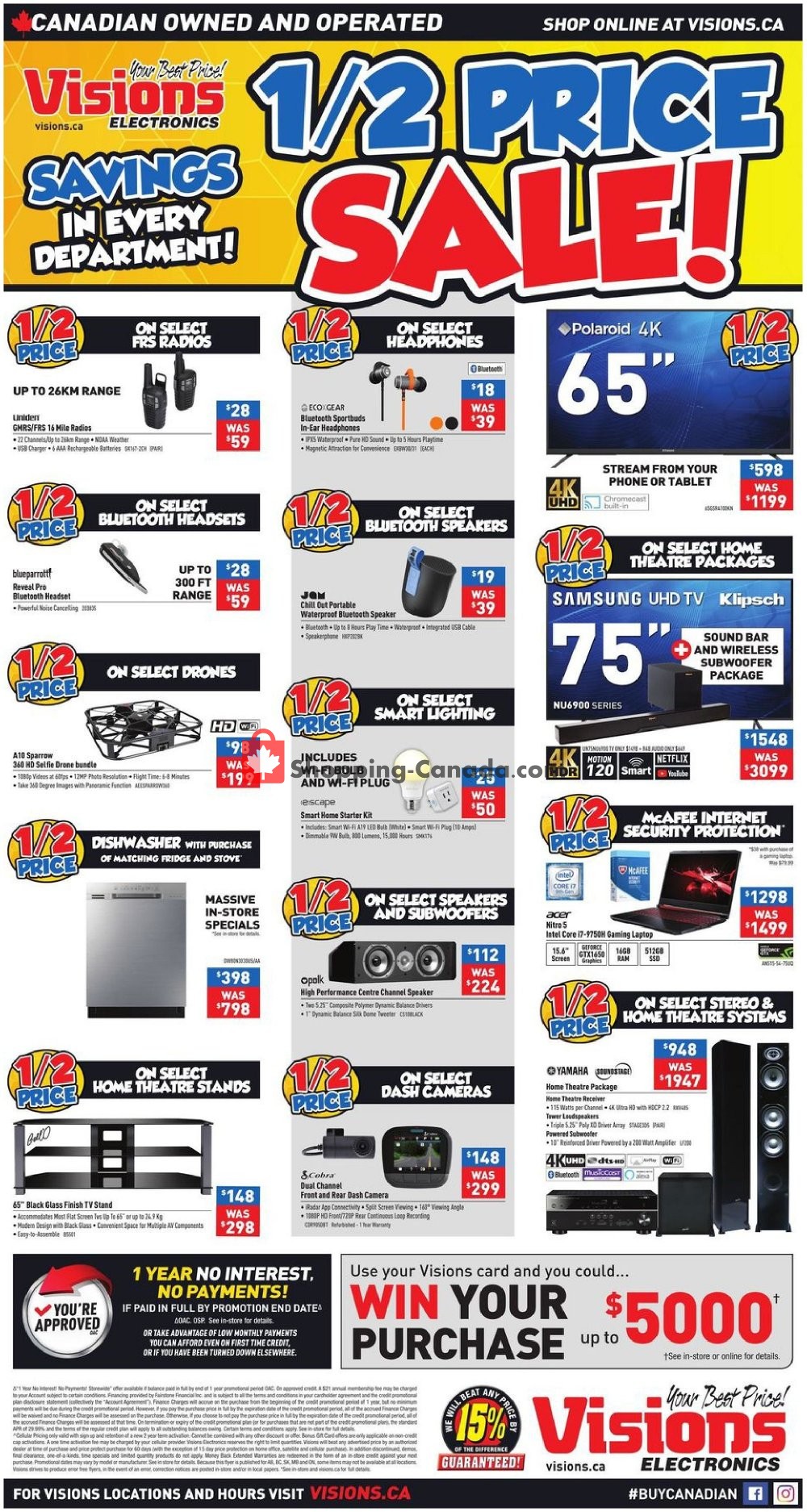 Visions Electronics flyer from Friday October 4, 2019 to Thursday October 10, 2019 - page 2
