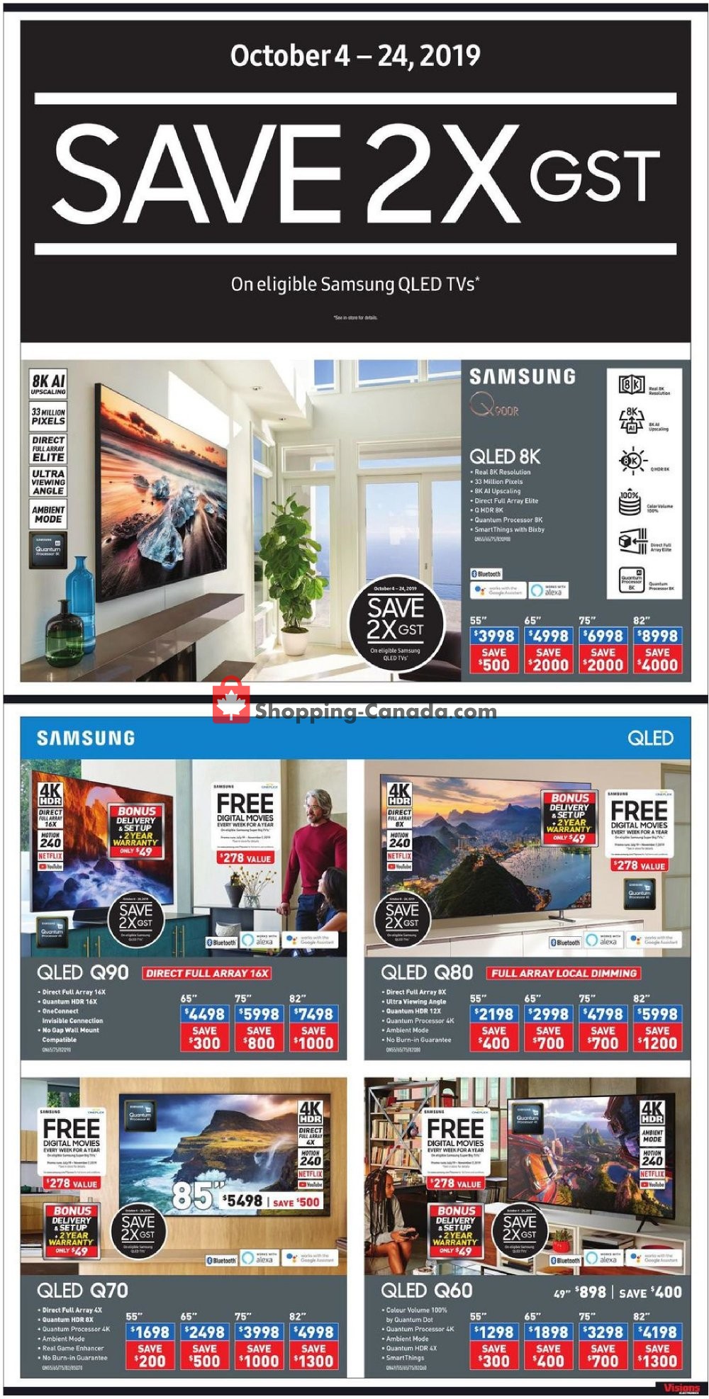 Visions Electronics flyer from Friday October 4, 2019 to Thursday October 10, 2019 - page 3