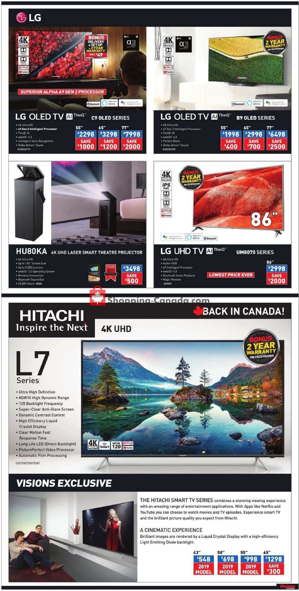 Visions Electronics flyer from Friday October 4, 2019 to Thursday October 10, 2019 - page 4