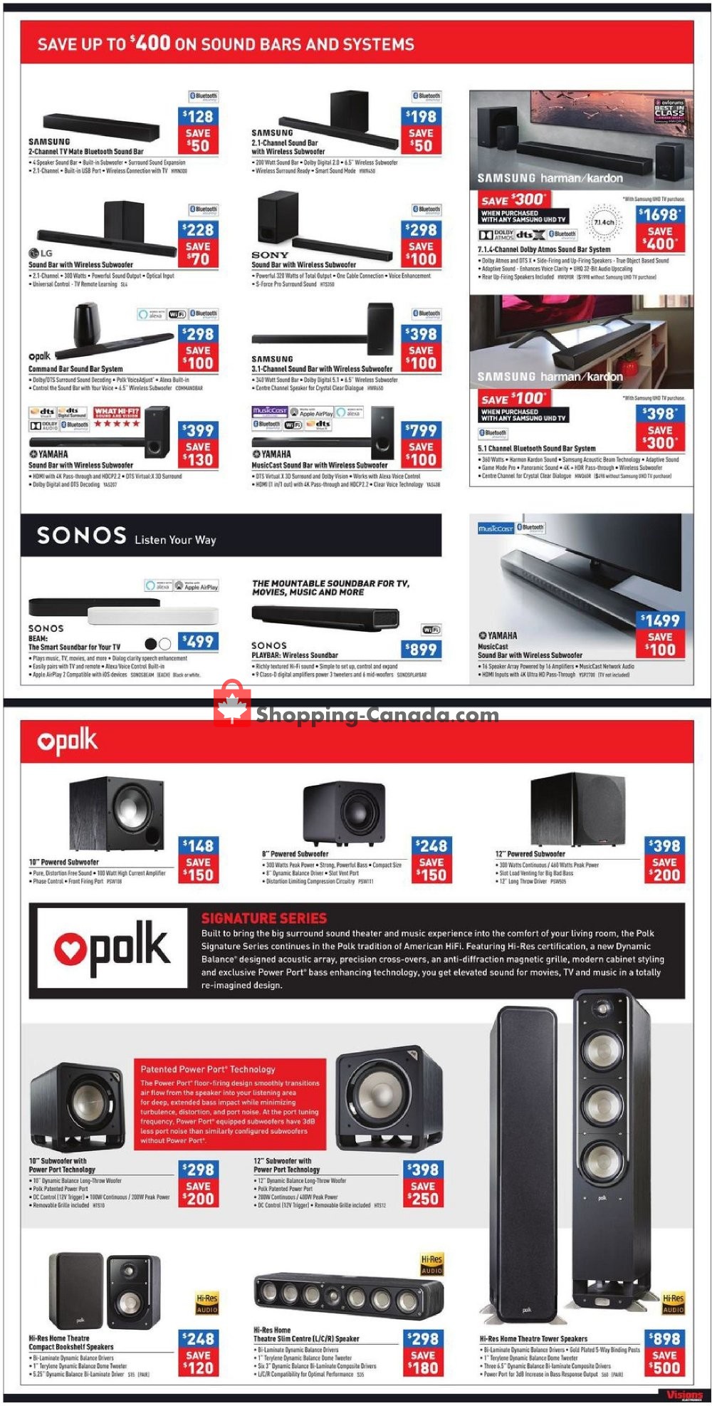 Visions Electronics flyer from Friday October 4, 2019 to Thursday October 10, 2019 - page 6
