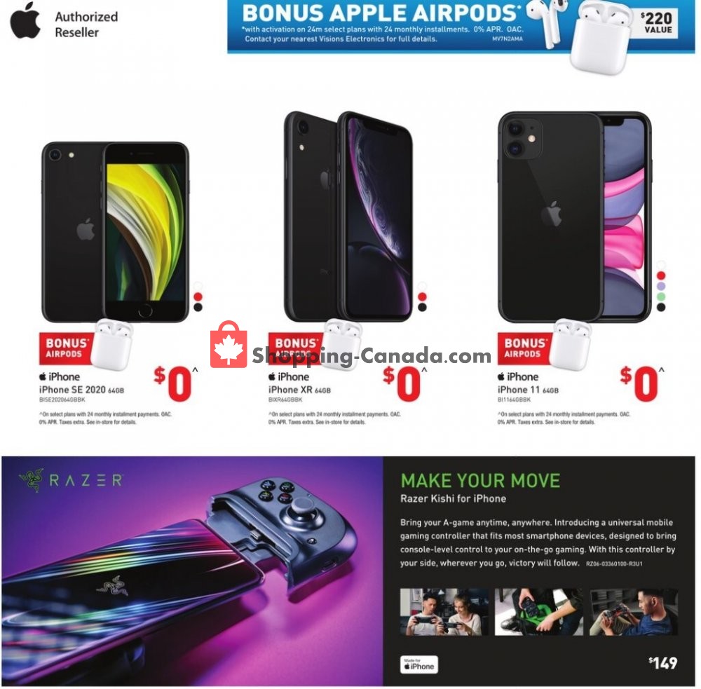 Visions Electronics flyer from Friday October 16, 2020 to Thursday October 22, 2020 - page 46