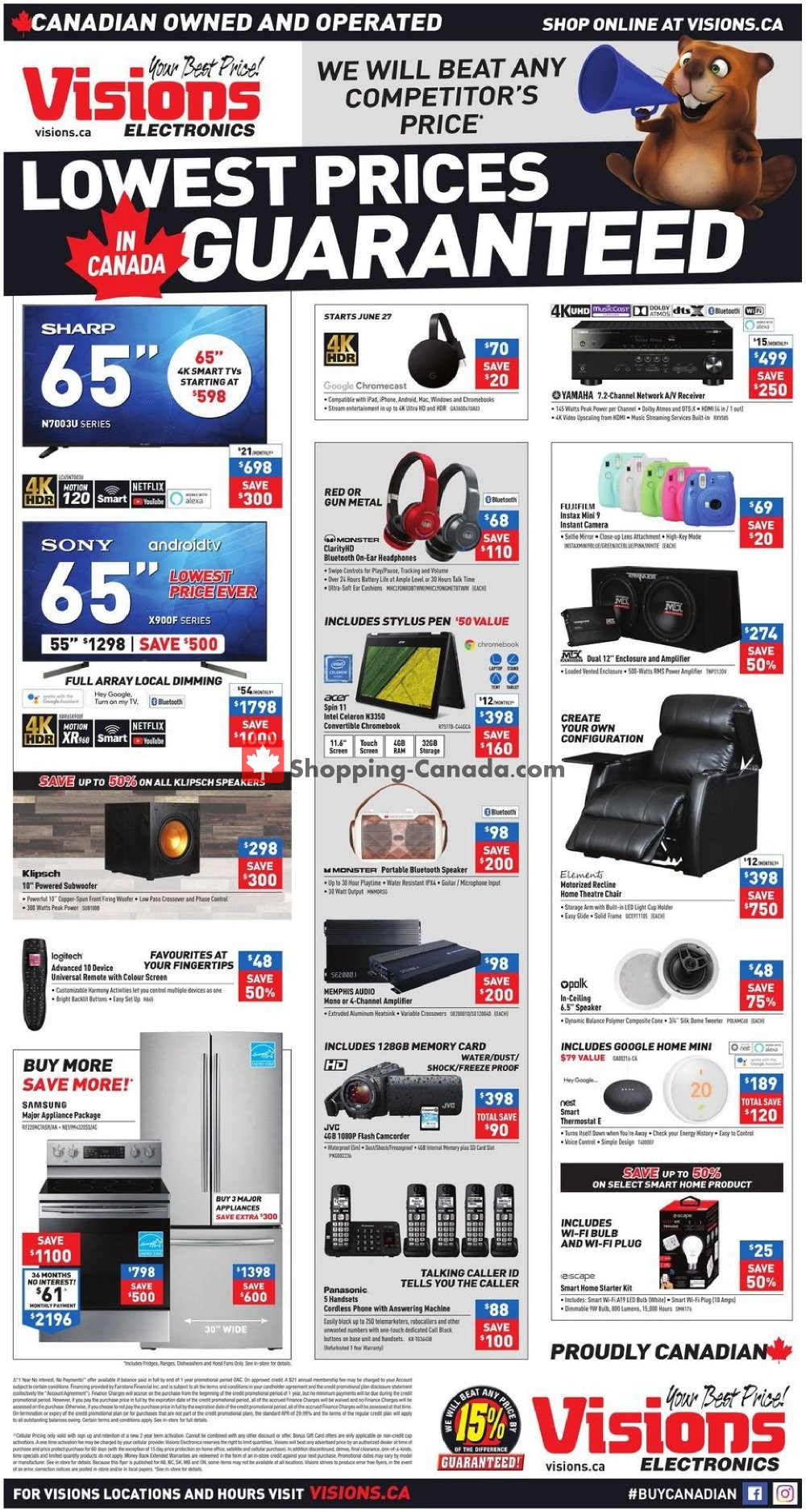 Visions Electronics flyer from Friday June 28, 2019 to Thursday July 4, 2019 - page 2