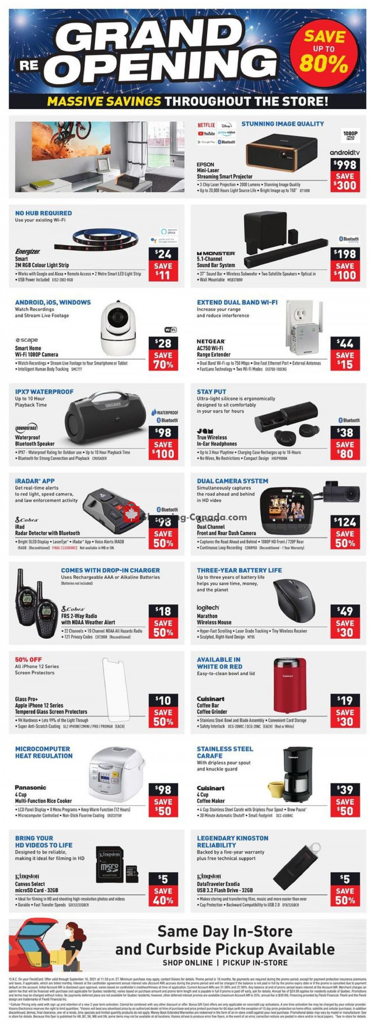 Visions Electronics flyer from Friday September 10, 2021 to Thursday September 16, 2021 - page 2