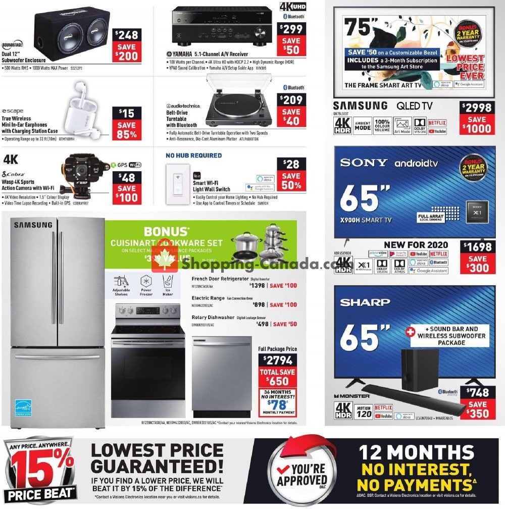 Visions Electronics flyer from Friday August 7, 2020 to Thursday August 13, 2020 - page 2