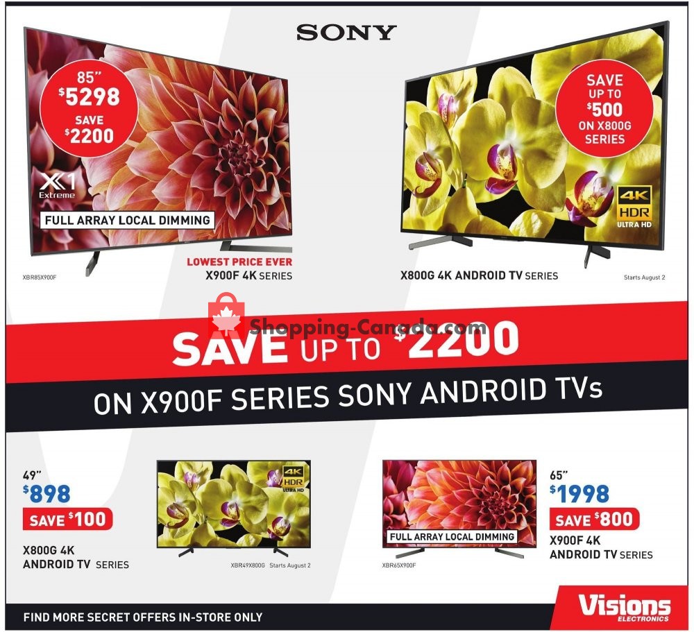 Visions Electronics flyer from Thursday August 1, 2019 to Thursday August 8, 2019 - page 4