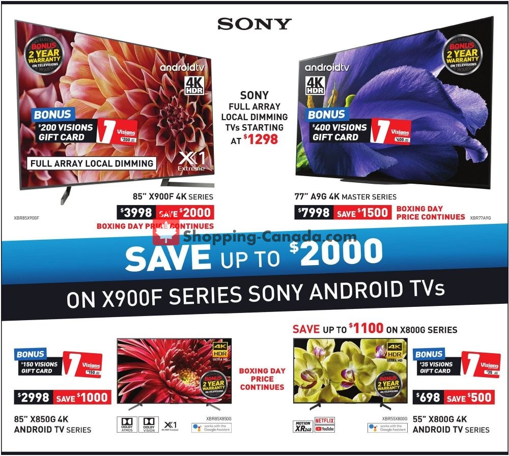 Visions Electronics flyer from Friday January 10, 2020 to Thursday January 16, 2020 - page 6