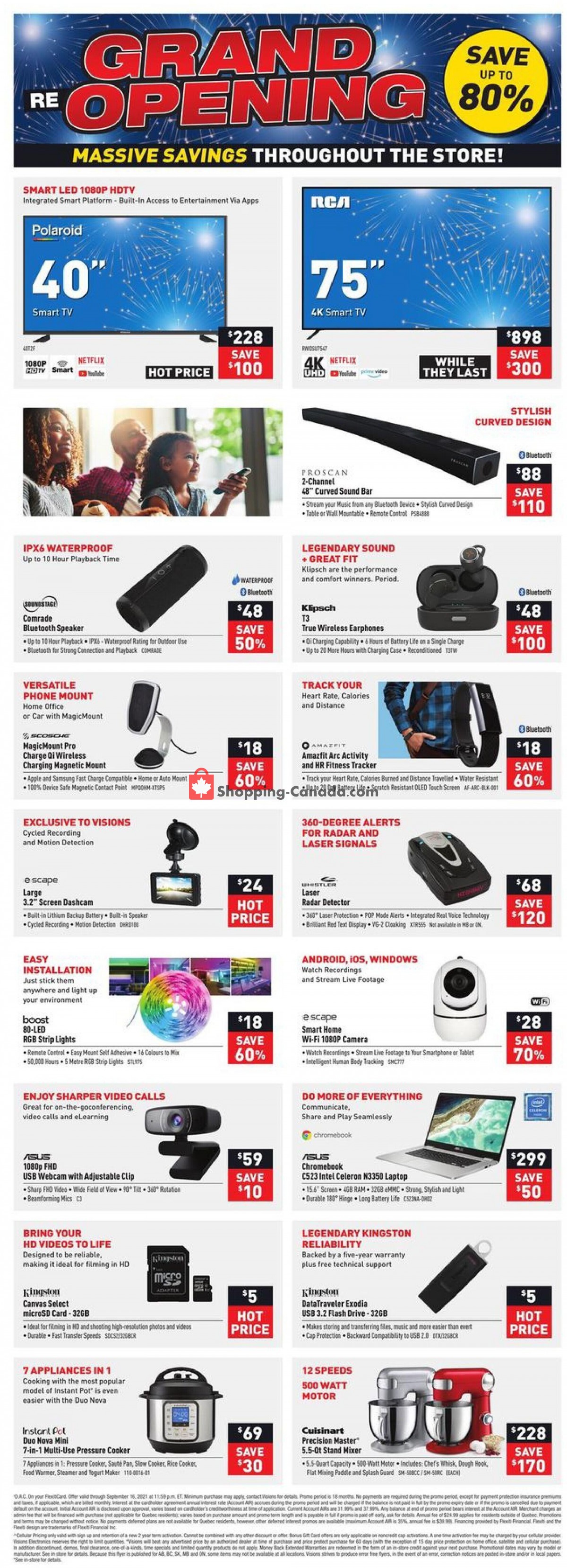Visions Electronics flyer from Friday September 3, 2021 to Thursday September 9, 2021 - page 2