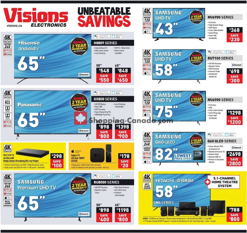 Visions Electronics flyer from Friday January 31, 2020 to Thursday February 6, 2020 - page 3