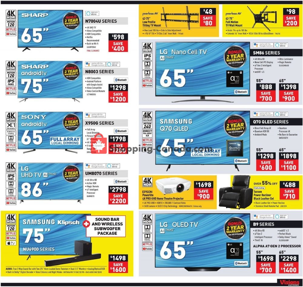 Visions Electronics flyer from Friday January 31, 2020 to Thursday February 6, 2020 - page 4
