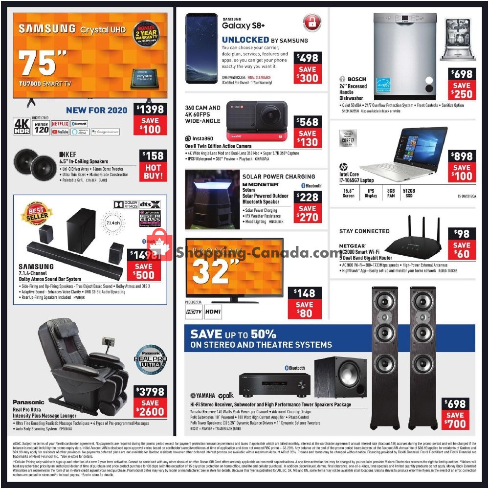 Visions Electronics flyer from Friday July 3, 2020 to Thursday July 9, 2020 - page 4