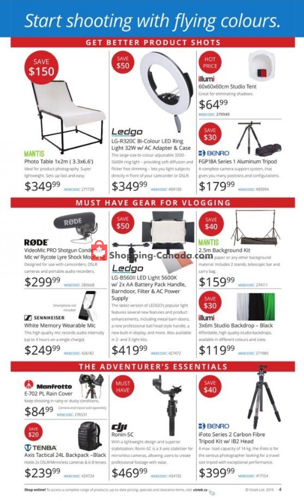 Vistek flyer from Thursday August 1, 2019 to Saturday August 31, 2019 - page 4