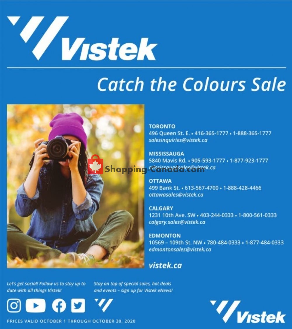Vistek flyer from Thursday October 8, 2020 to Friday October 30, 2020 - page 5