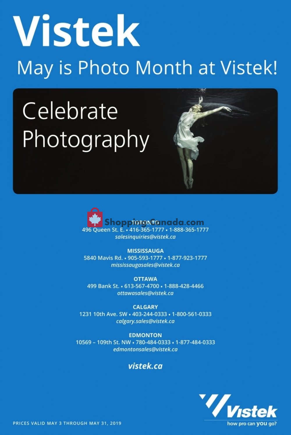 Vistek flyer from Friday May 3, 2019 to Friday May 31, 2019 - page 12