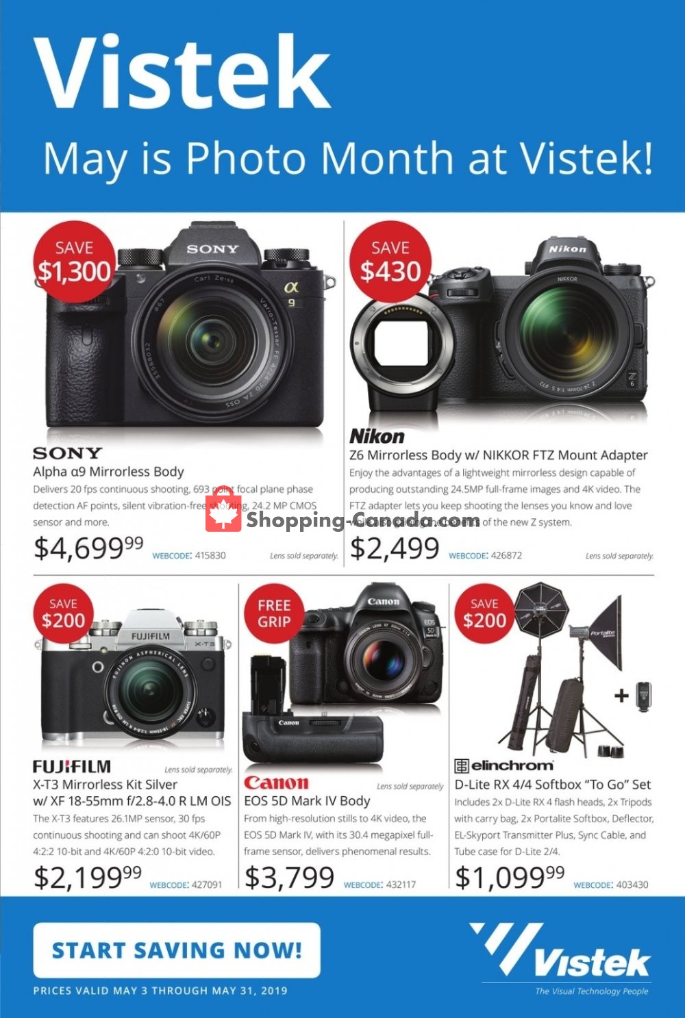 Vistek flyer from Friday May 3, 2019 to Friday May 31, 2019 - page 2