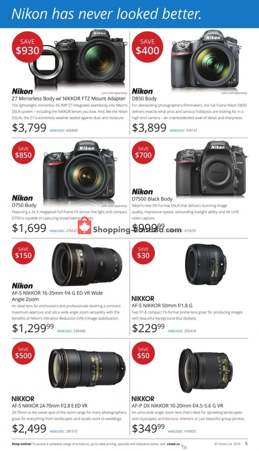 Vistek flyer from Friday May 3, 2019 to Friday May 31, 2019 - page 5