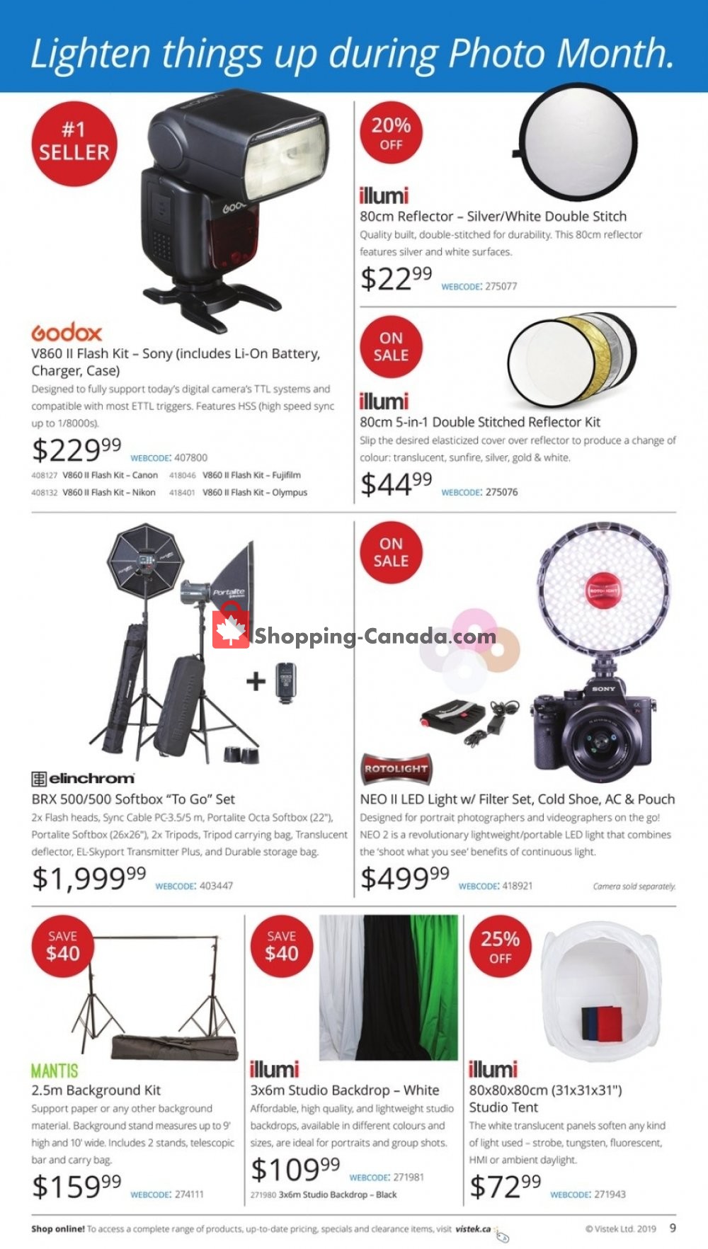 Vistek flyer from Friday May 3, 2019 to Friday May 31, 2019 - page 9