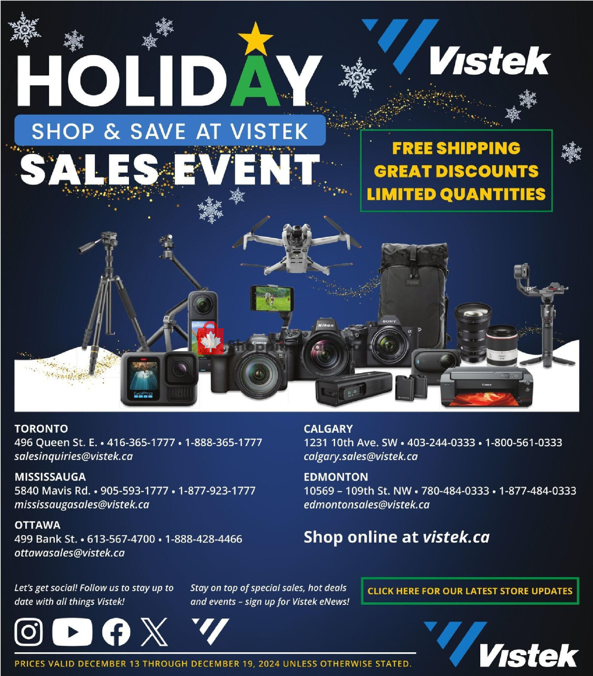 Vistek flyer from Friday December 13, 2024 to Thursday December 19, 2024 - page 18