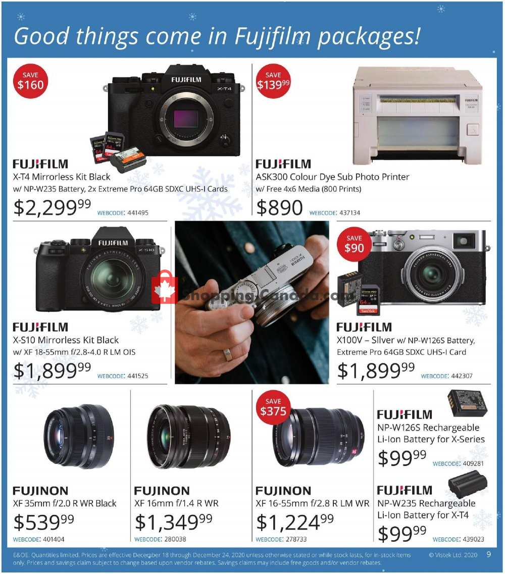Vistek flyer from Friday December 18, 2020 to Thursday December 24, 2020 - page 9
