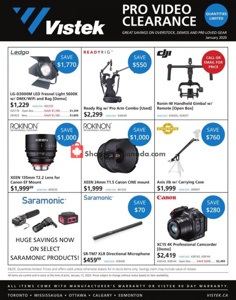 Vistek flyer from Wednesday January 15, 2020 to Sunday February 16, 2020 - page 2