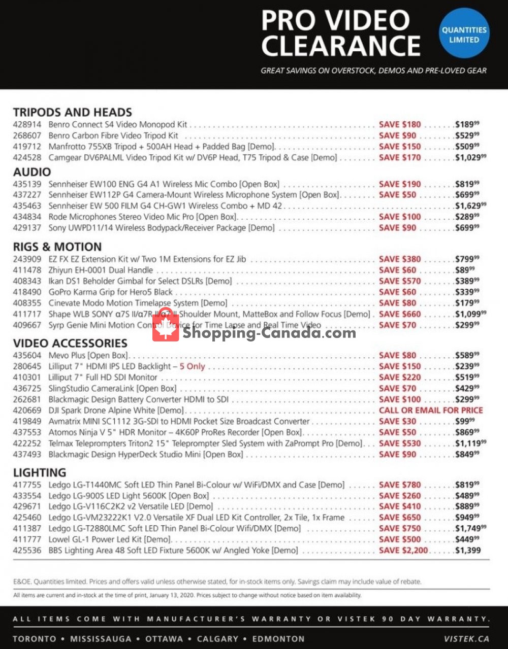 Vistek flyer from Wednesday January 15, 2020 to Sunday February 16, 2020 - page 4