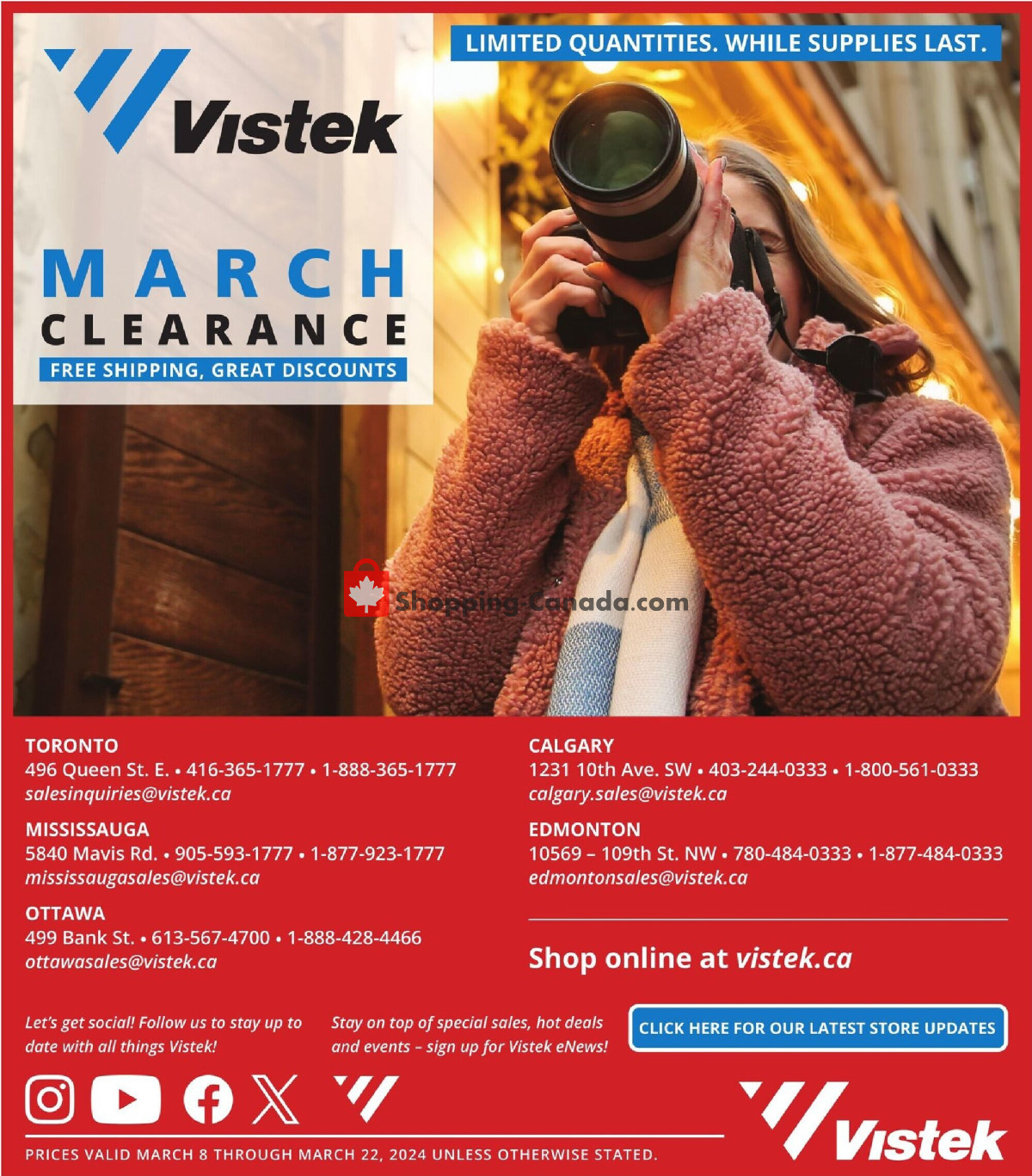 Vistek flyer from Friday March 8, 2024 to Friday March 22, 2024 - page 10