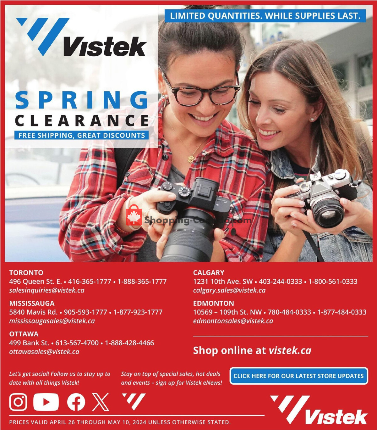 Vistek flyer from Friday April 26, 2024 to Friday May 10, 2024 - page 10