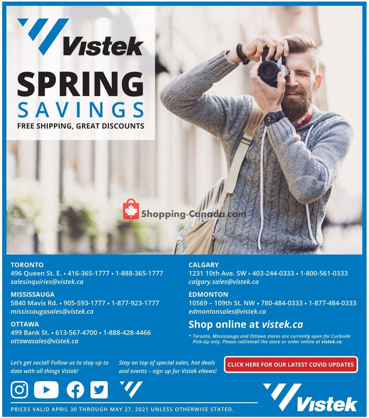 Vistek flyer from Friday April 30, 2021 to Sunday June 27, 2021 - page 9