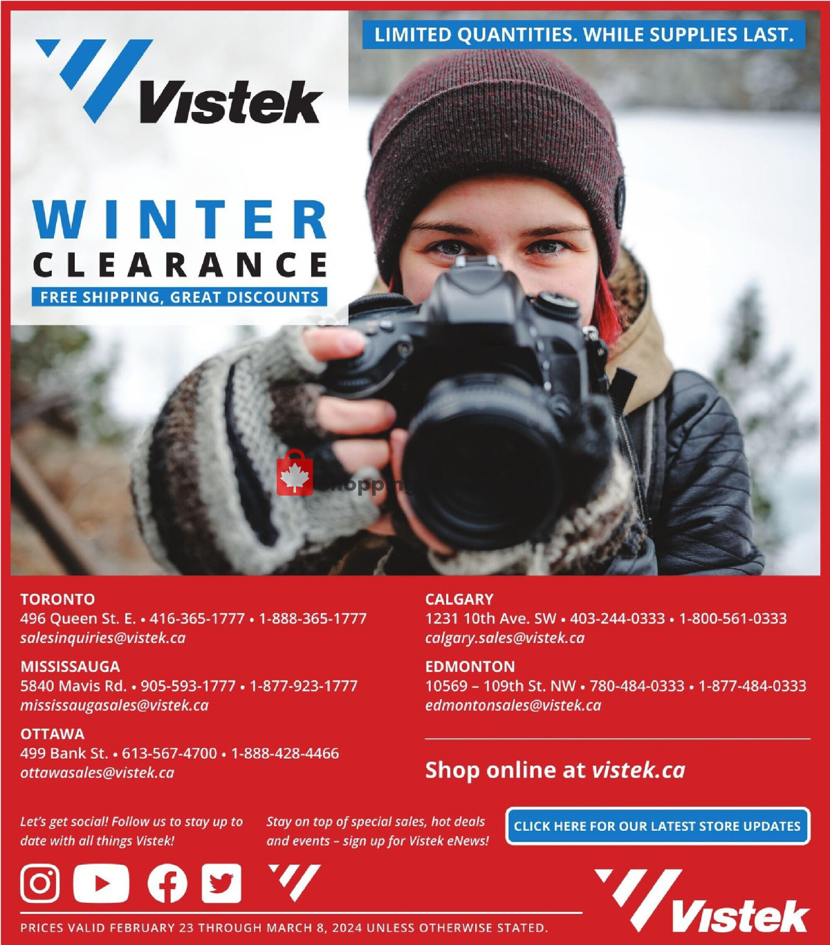Vistek flyer from Friday February 23, 2024 to Friday March 8, 2024 - page 10
