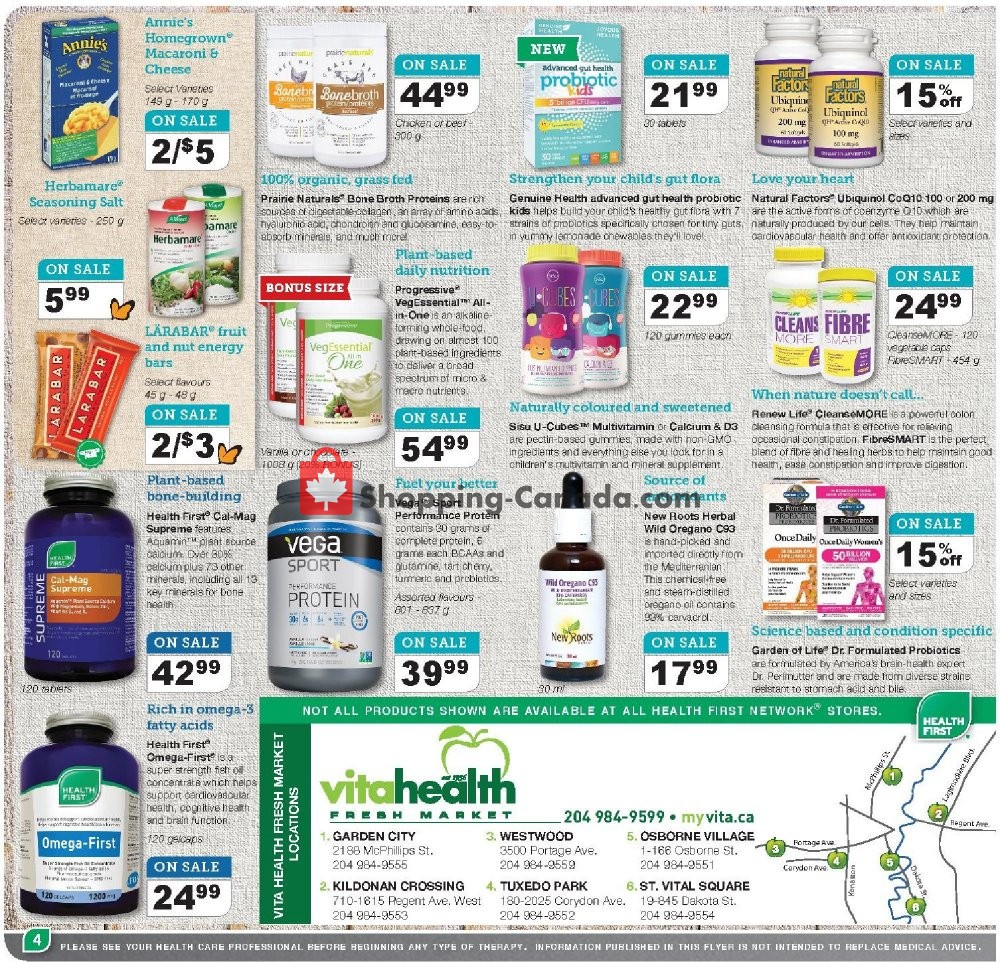 Vita Health Fresh Market flyer from Thursday August 1, 2019 to Sunday August 18, 2019 - page 4