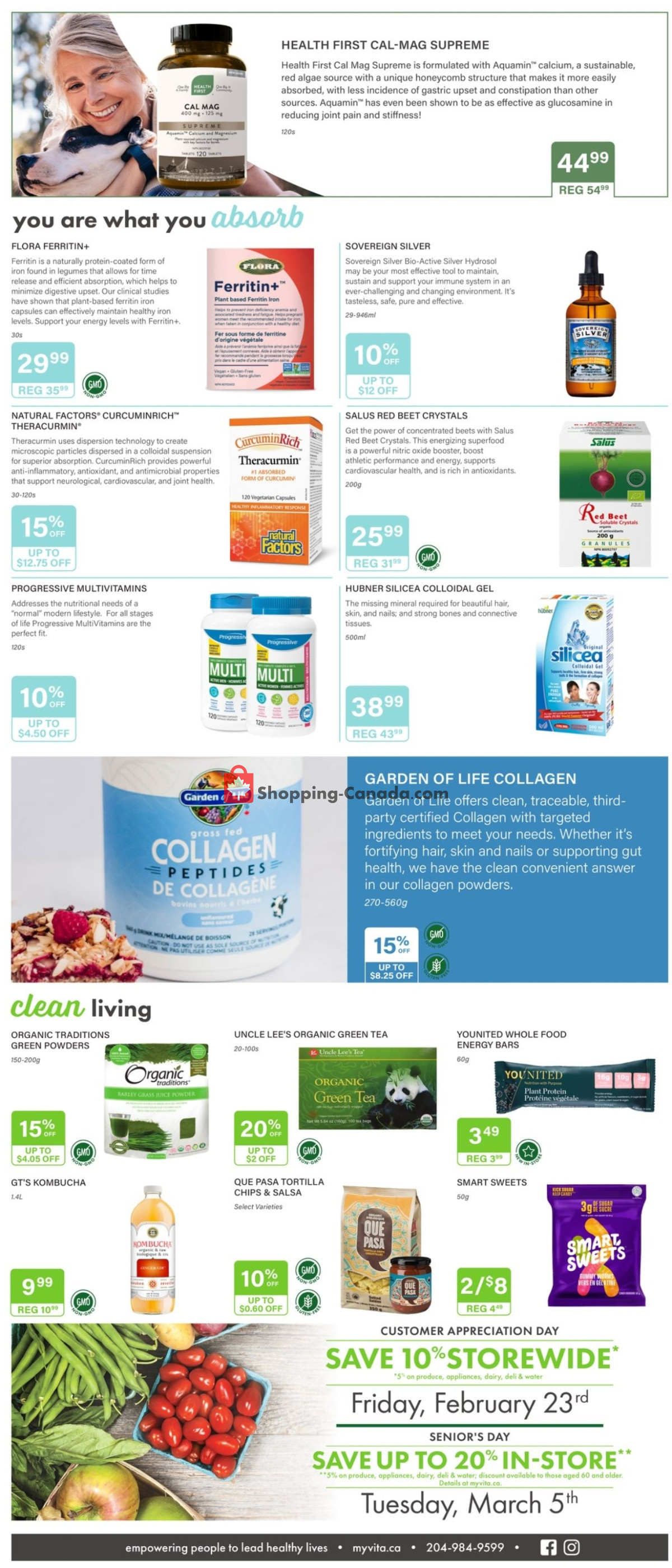 Vita Health Fresh Market flyer from Thursday February 1, 2024 to Wednesday February 21, 2024 - page 2