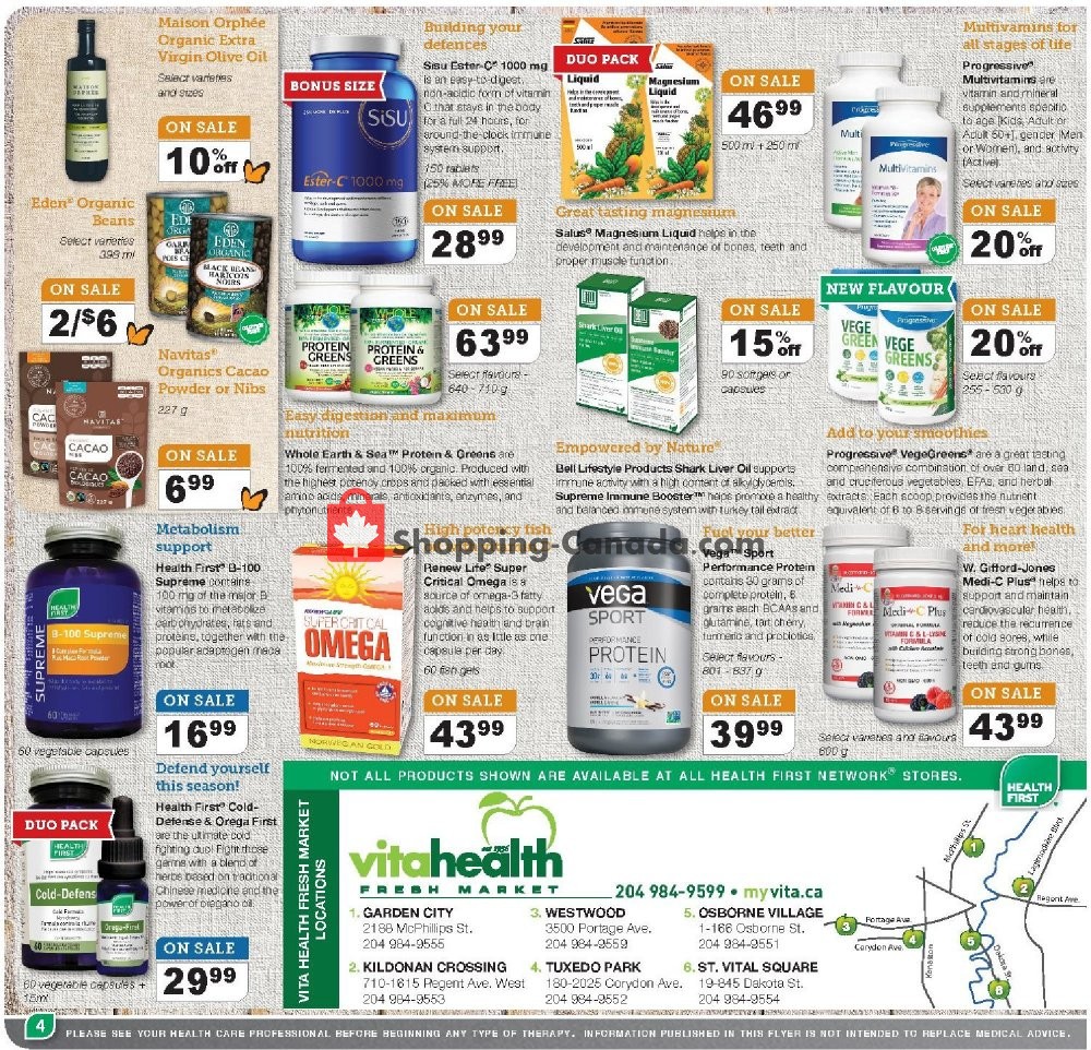 Vita Health Fresh Market flyer from Friday October 4, 2019 to Sunday October 20, 2019 - page 10